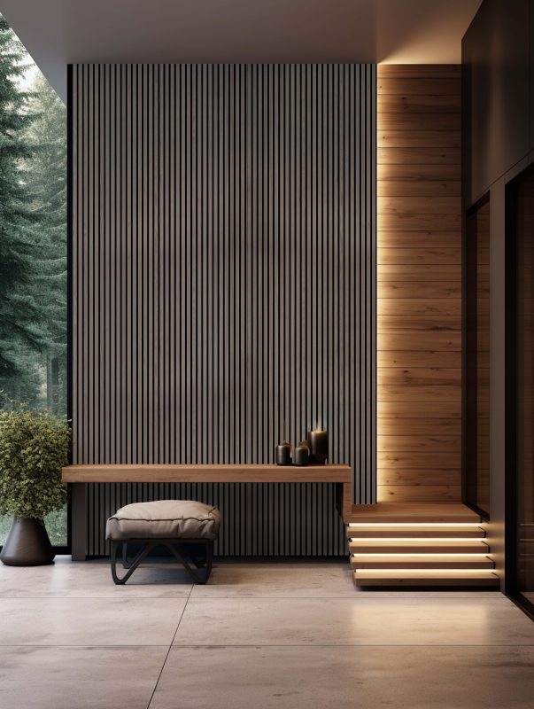 Boiserie in stile moderno-Acustico